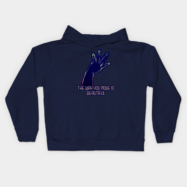 The way you move Kids Hoodie by LondonAutisticsStandingTogether